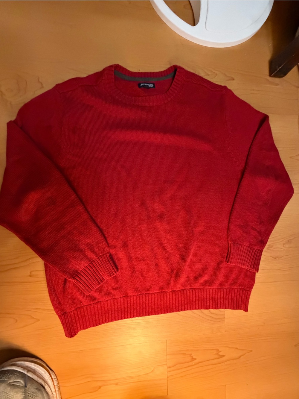 St. John's Bay Men's Red Crewneck Sweater